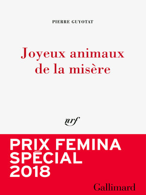 cover image of Joyeux animaux de la misère